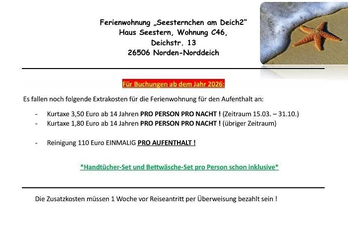 Seesternchen Am Deich2 C46 شقة نوردين